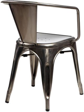 D2 Krzesło Paris Arms metalowe inspirowane Tolix