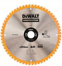 Zdjęcie DeWalt Tarcza do pilarek stacjonarnych 254x30 mm 60 zębów ATB +7° DT1182 - Łęczyca