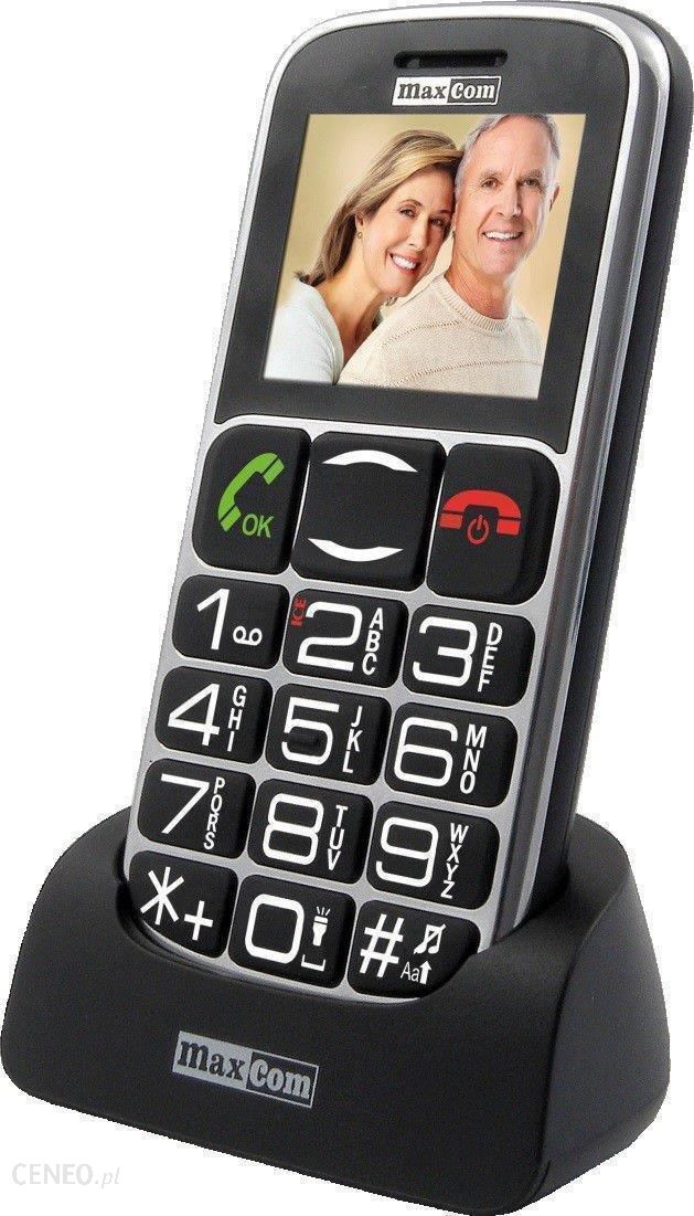 Telephone portabe pour senior simple grosses touches avec SOS MM462BB