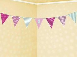 Zdjęcie Partydeco Girlanda Trójkąty, Roczek - Będzin