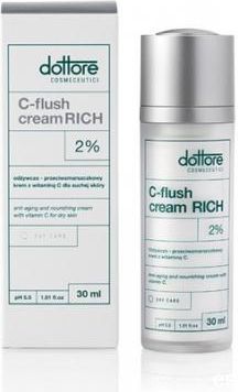 Krem Dottore C Flush Cream Rich Odżywczo Przeciwzmarszczkowy Z Witaminą C na dzień 30ml