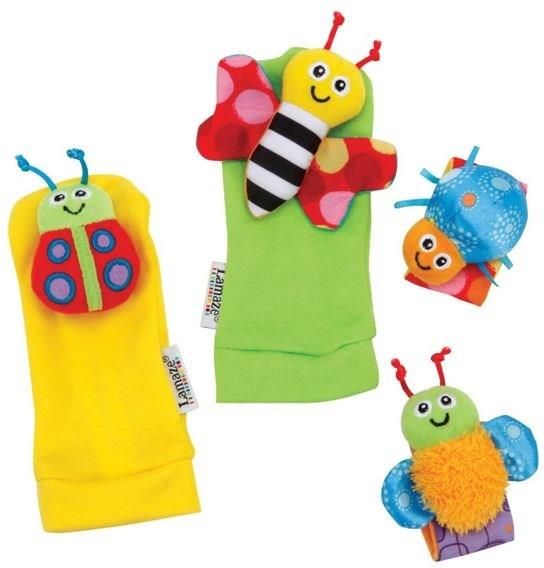 Tomy Lamaze Robaczki zestaw grzechotek na rączki i nóżki LC27634