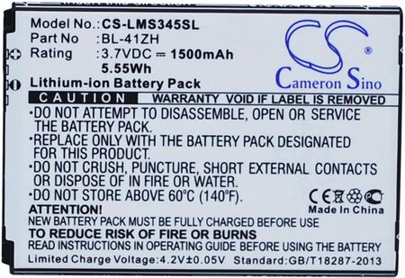LG Bateria D213N L50 Oryginalna D290N L Fino (BL-41ZH)