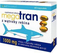 Zdjęcie Mega Tran z wątroby rekina 60 kaps. - Wrocław