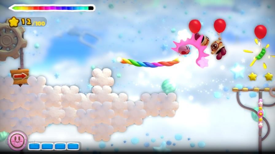 Kirby and Rainbow Paint Brush (Gra Wii U)
