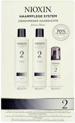 Nioxin System 2 Cleanser Zestaw do przerzedzonych i cienkich włosów 340ml 