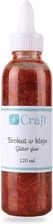 Dp Craft Brokat W Kleju 120 Ml Czerwony
