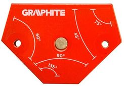Zdjęcie Graphite Spawalniczy kątownik magnetyczny 64x95x14 56H904 - Prudnik