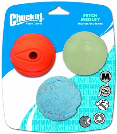 Chuckit! Fetch Medley Medium 3Pak [520520]