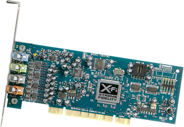 Sound blaster x-fi xtreme fidelity sb0790 driver