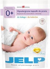 Zdjęcie JELP hipoalergiczne kapsułki do prania białego/koloru, od urodzenia 11 sztuk - Jedlina-Zdrój