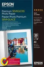 Epson Premium Semi-Gloss Photo Paper - A4 - 20 Arkuszy C13S041332 - Papier fotograficzny