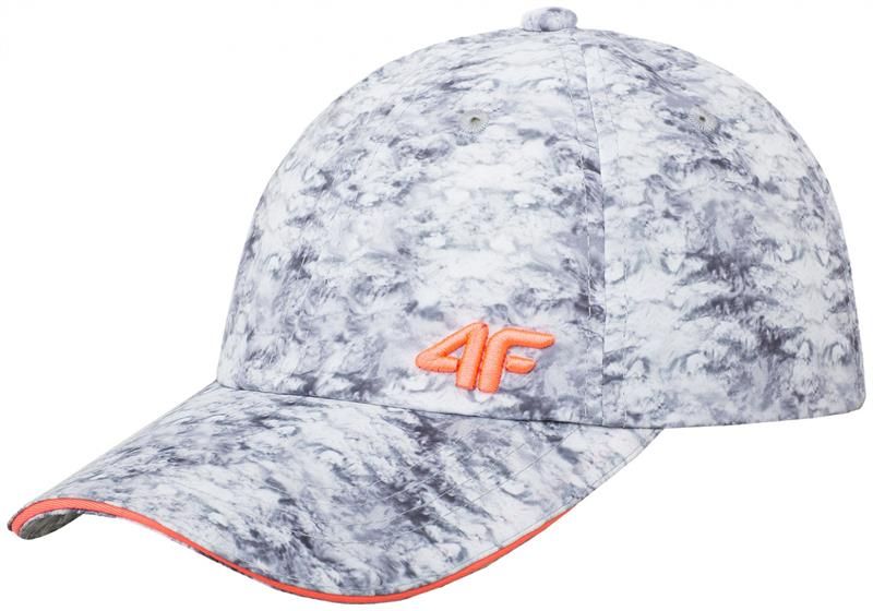 C4L15 Cad500 Czapka Z Daszkiem Damska Szary Allover