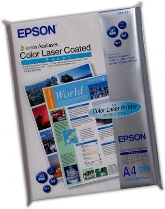Papier Epson Color Laser Paper coated, A4, 103g/m2, 250 kartek
