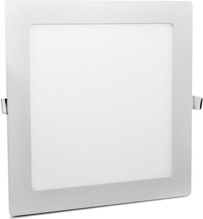 Polux Oprawa LED MARS 050 22cm, 18W aluminium kwadratowa biala 303523