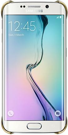 Samsung Clear Cover do Galaxy S6 Edge Złoty (EF-QG925BFEGWW)