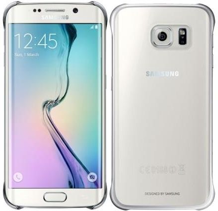 Samsung Clear Cover do Galaxy S6 Edge Srebrny (EF-QG925BSEGWW)