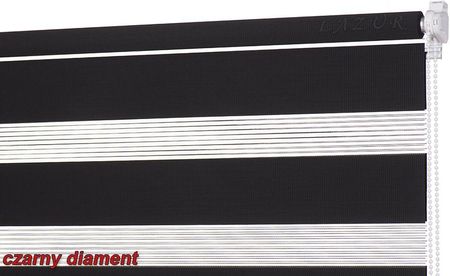 Lazur mini roleta Dzień Noc CZARNY DIAMENT szer 81 cm dł 150 cm