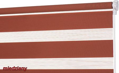 Lazur mini roleta Dzień Noc MIEDZIANY szer 84 cm dł 150 cm