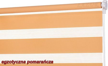 Lazur mini roleta Dzień Noc EGZOTYCZNA POMARAŃCZA szer 73 cm dł 215 cm