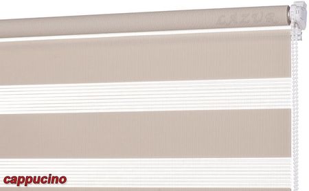 Lazur mini roleta Dzień Noc CAPPUCINO szer 50 cm dł 150 cm
