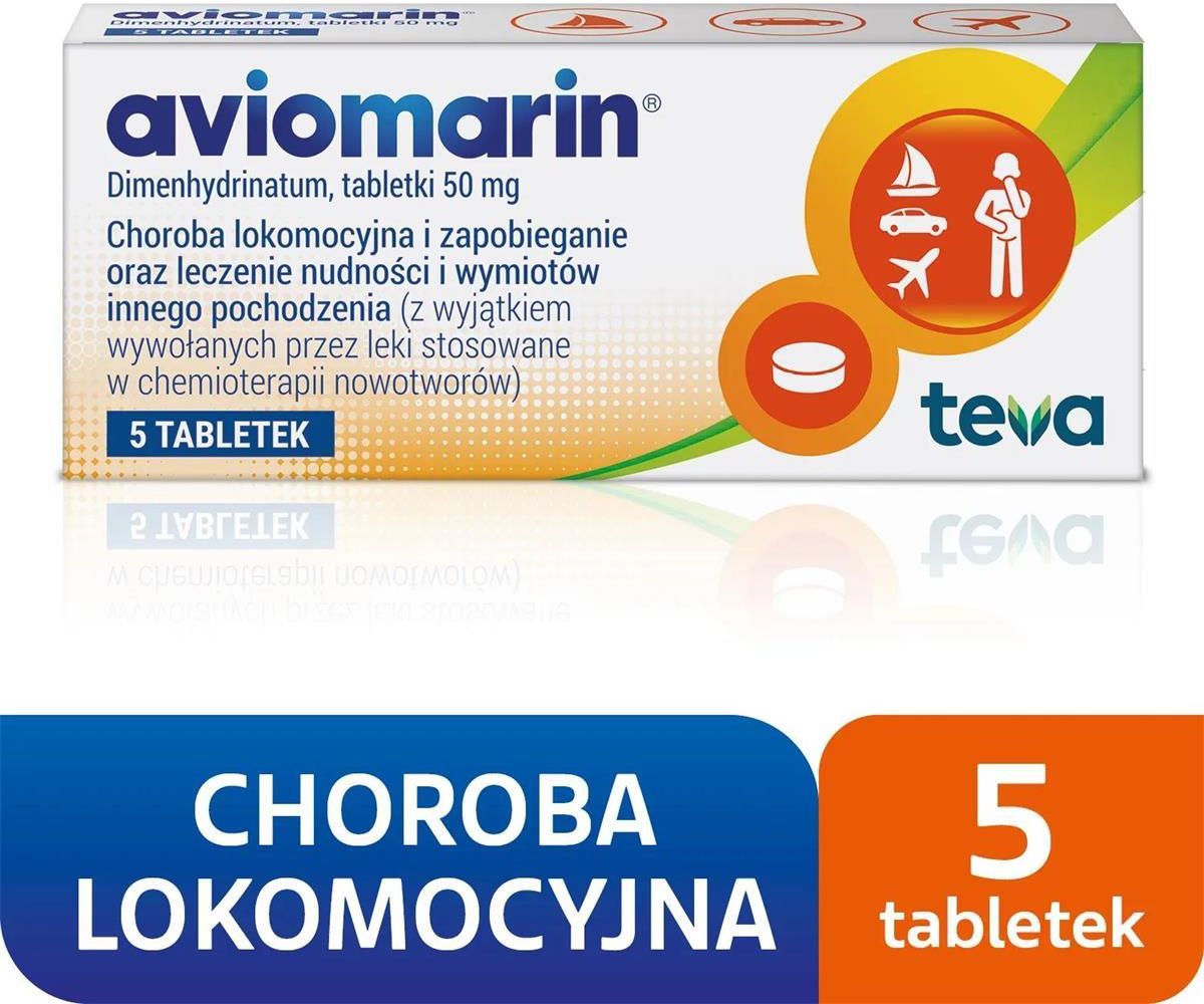 Aviomarin 0.05g 5 tabl. - Opinie i ceny na Ceneo.pl