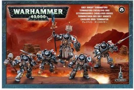 Warhammer 40K - Grey Knights Paladin Squad - Figurines Démontées Non Peintes, Boîte Neuve