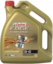 Olej silnikowy Castrol Edge Titanium Turbo Diesel 5W40 5L - zdjęcie 1