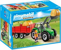 Klocki Playmobil 6130 Duży Traktor z Przyczepą - zdjęcie 1