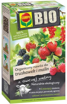 Compo Organiczny Nawóz Z Owczej Wełny Do Truskawek I Malin 750g