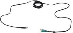 MK HS MiniJack  Detachable cable for AKG HSC headsets with two 3.5mm  (1/8) stereo mini jacks