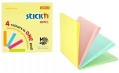 Stick'n Notes Samoprz. Magic Pad Pastel Mix 4 Kolory