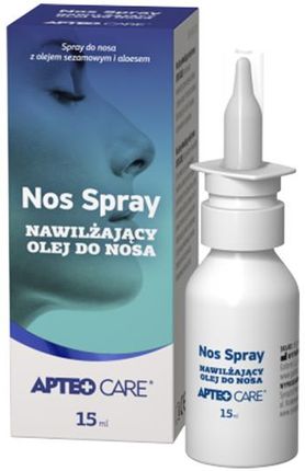 Nos Spray Nawilżający Olejek Do Nosa Apteo Care 15 Ml