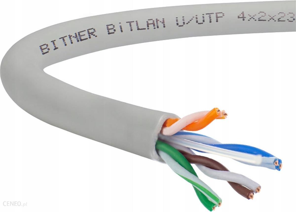 Bitner Kabel Teleinformatyczny Utp Kat 6 4X2X0,5 (Ti0044)