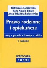 Prawo Rodzinne I Opiekuńcze. Testy - Pytania - Kazusy - Tablice - Ceny ...