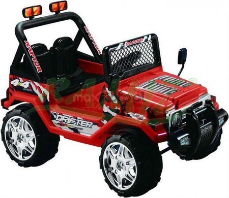 Ramiz Auto Na Akumulator Jednoosobowe S-618B Czerwone Jeep Raptor Drifter (2 Silniki Po 30W)