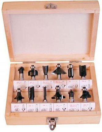 3点セット Frezy do drewna widiowe, trzpień 6 mm, zestaw 12 szt. 56T613 Dobra