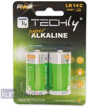 Techly 1.5V C R14, 2 sztuki (307049)