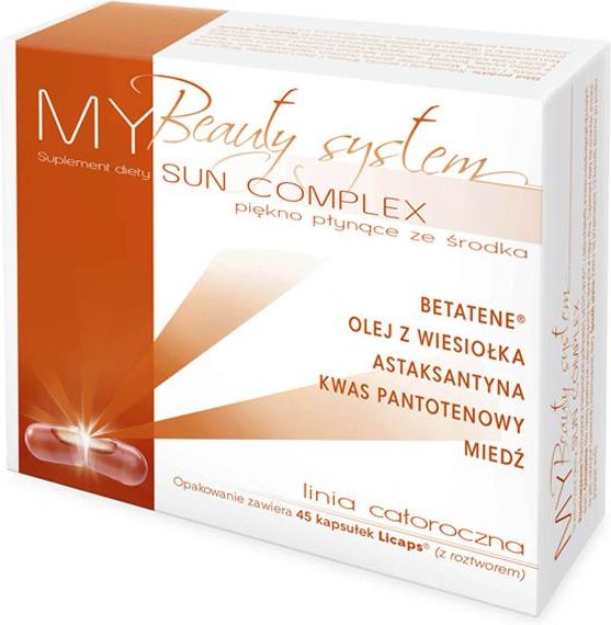 My Sun Complex Beauty System 45 kaps - Opinie i ceny na Ceneo.pl