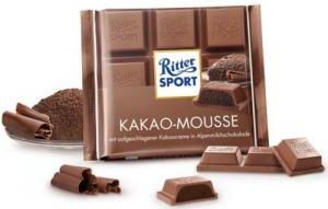 Ritter Sport Chocolate Mousse Kakao 100G