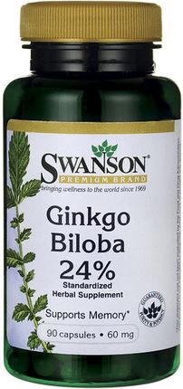 Kapsułki Swanson Ginkgo Biloba Extract 60mg 90 szt.
