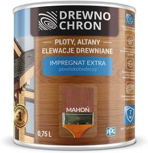 Zdjęcie Drewnochron Impregnat Extra Powłokotwórczy Mahoń 0,75L - Aleksandrów Kujawski