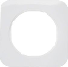 Zdjęcie Hager Berker R.1 Ramka Pojedyncza Biały Połysk (10112189)  - Zabrze