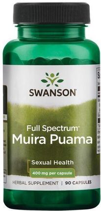 Swanson Full Spectrum Muira Puama Root 400mg 90 kaps.