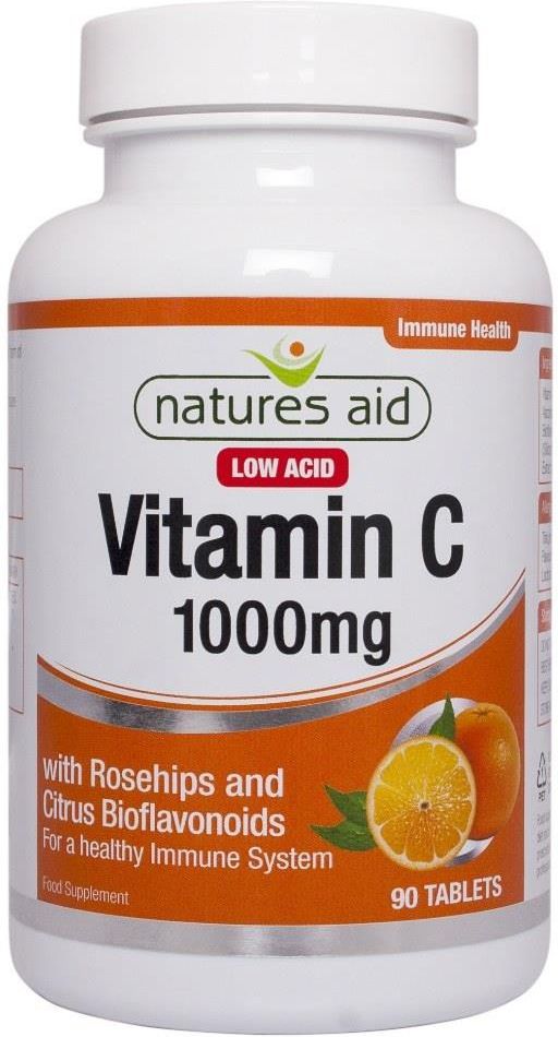 Preparat Medycyny Naturalnej Natures Aid Witamina C 1000mg Z Dzika Roza I Cytrusowymi Bioflawonoidami 90 Tabl Opinie I Ceny Na Ceneo Pl