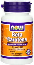 Preparat medycyny naturalnej Now Foods Beta Carotene 25 00ui 100 kaps. - zdjęcie 1