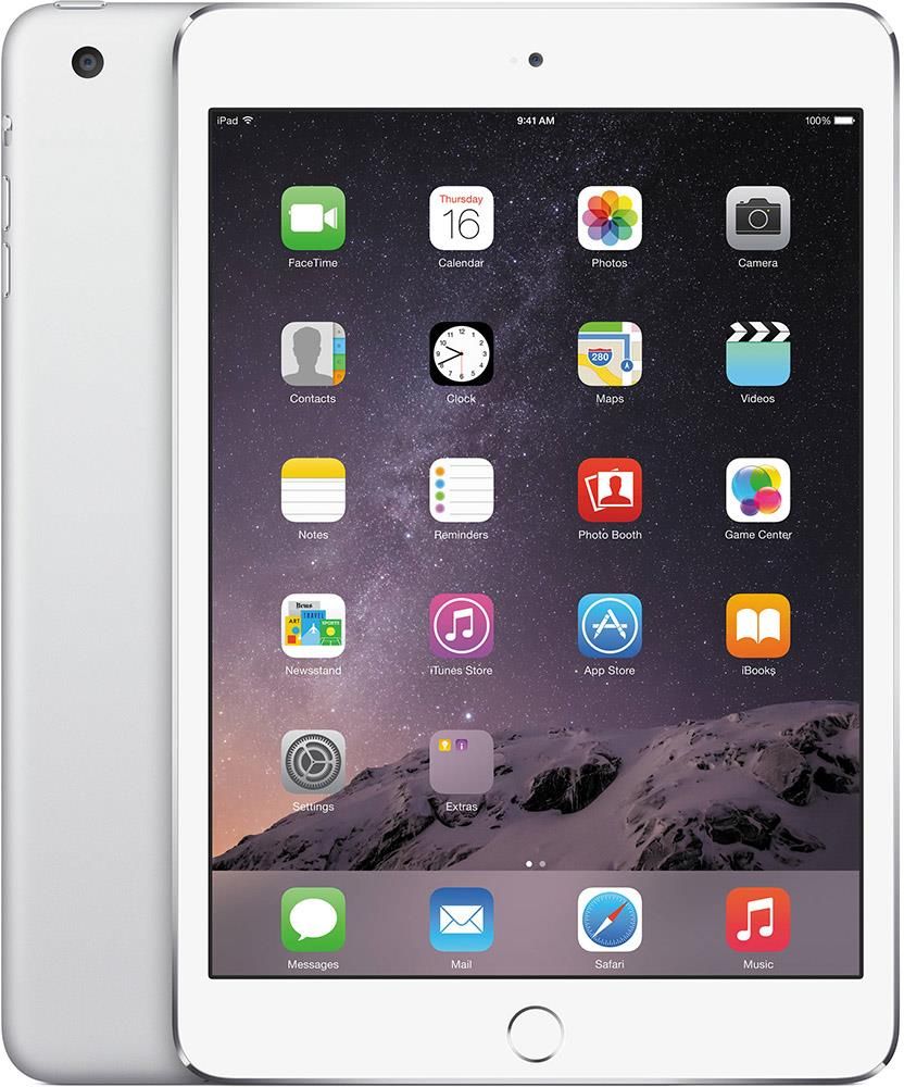 APPLE iPad mini 第3世代 WIFI Tablet Apple iPad mini 3 16GB Wi-Fi Srebrny (MGNV2FDA
