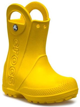 Kalosze CROCS - Handle It Rain Boot Kids 12803 Yellow