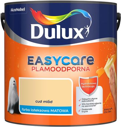 Dulux Lateksowa Easycare Cud Miód 2,5L