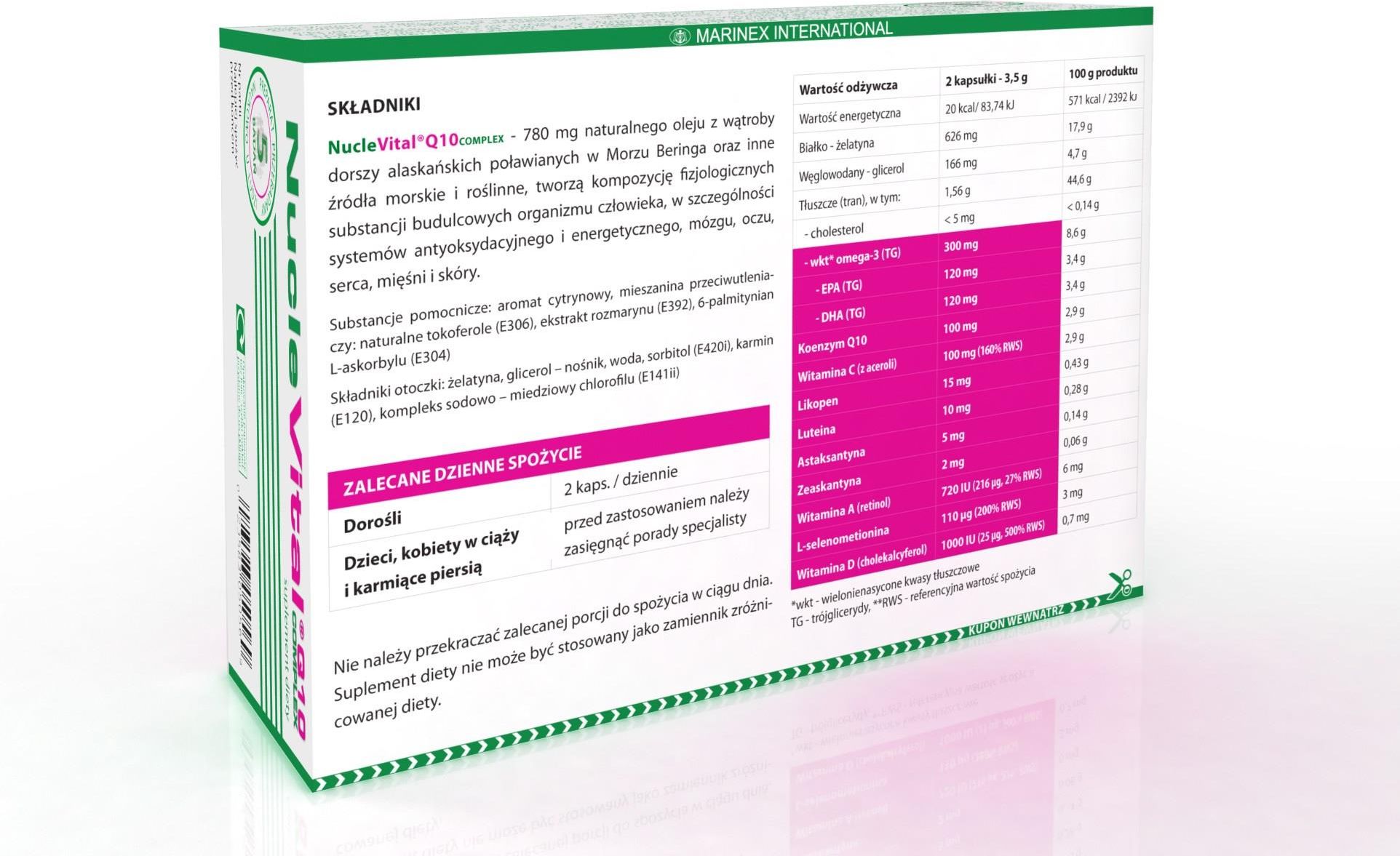 NucleVital Q10 Complex 60 kapsułek